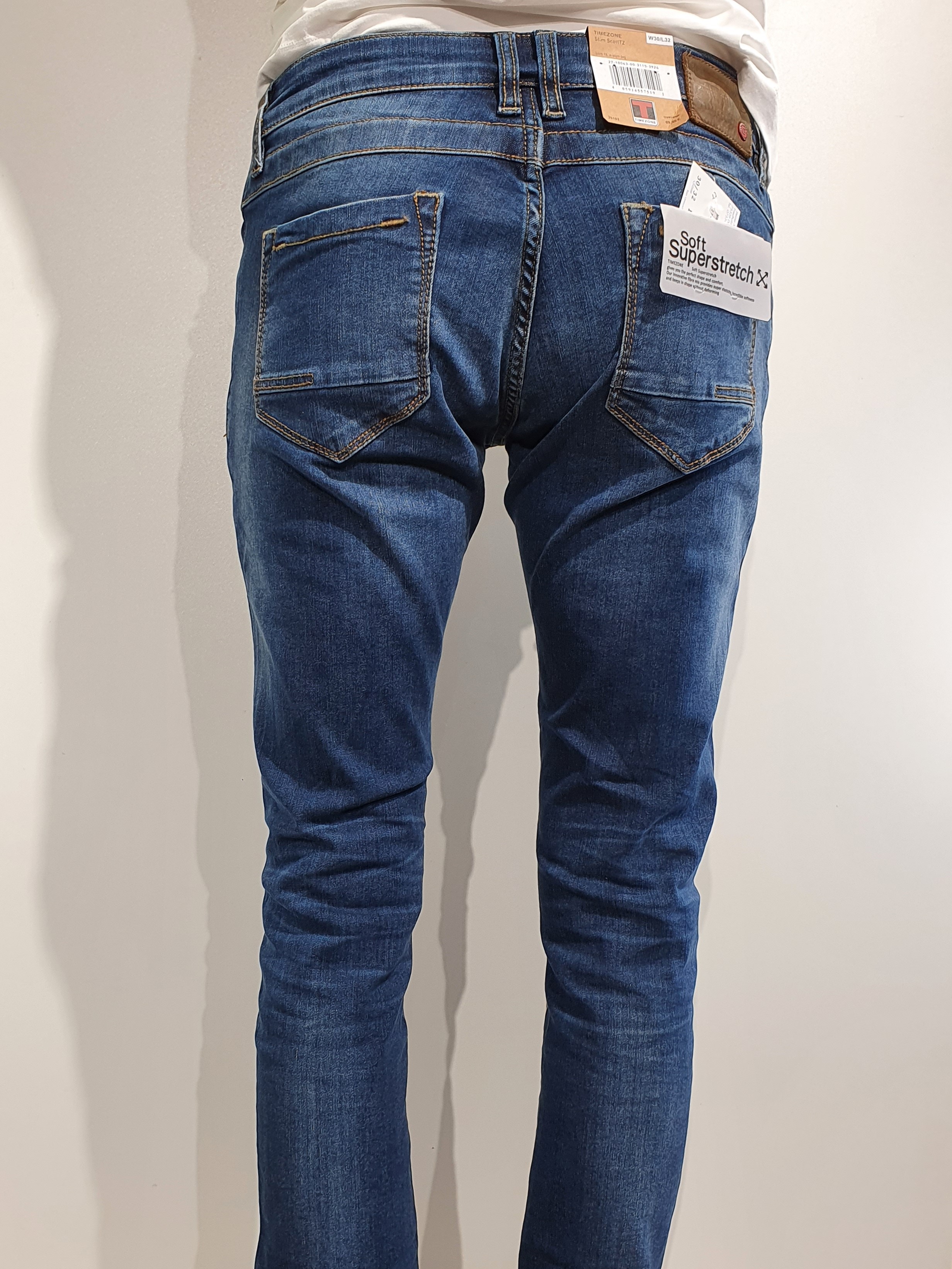 Scott wash Jeans aged | Timezone Mode Steiner sea blue